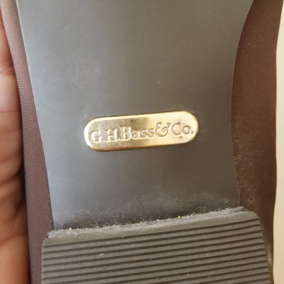 3/$15 GH Bass & Co Flat Loafer Cocoa Brown SZ 7.5 - Picture 3 of 6